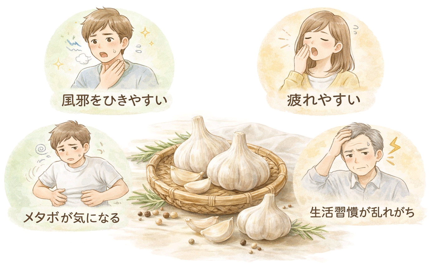 ニンニクはこんな人におすすめ