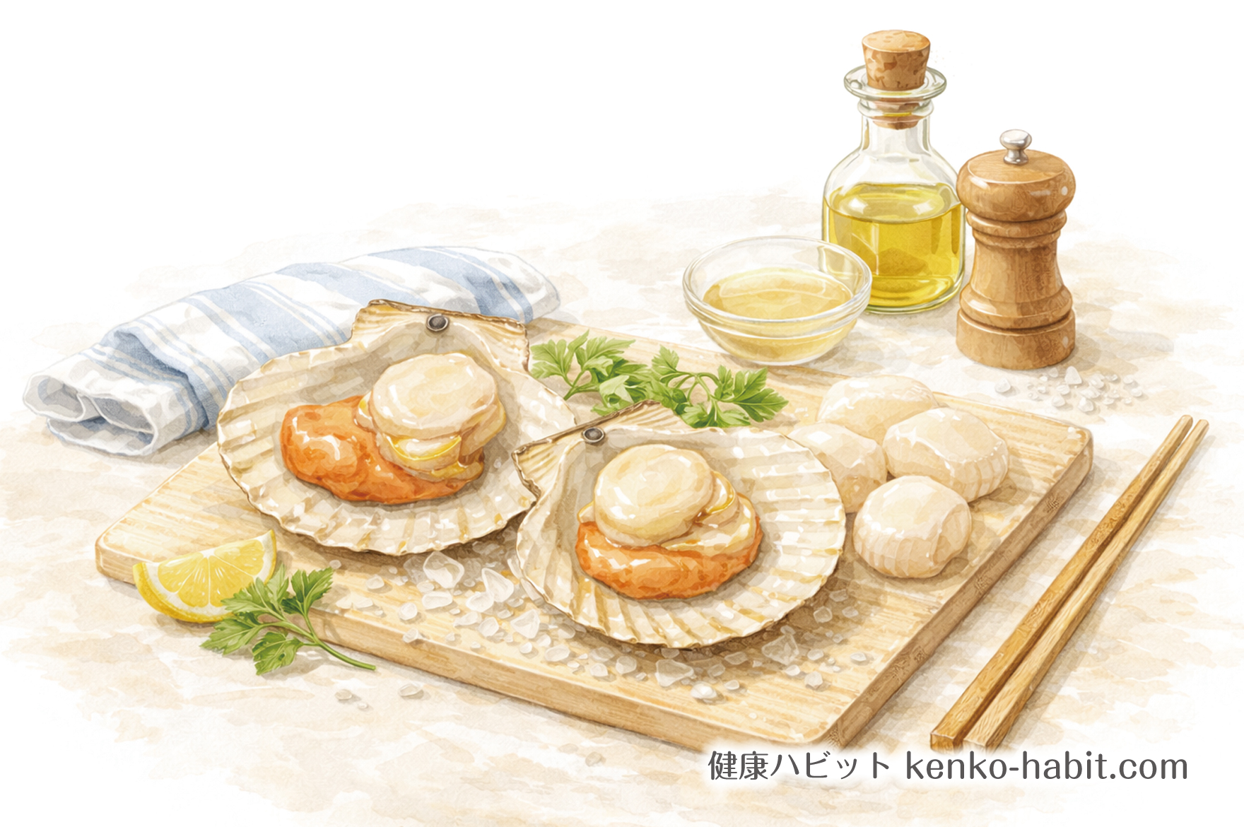 ホタテ ほたて 健康ハビット