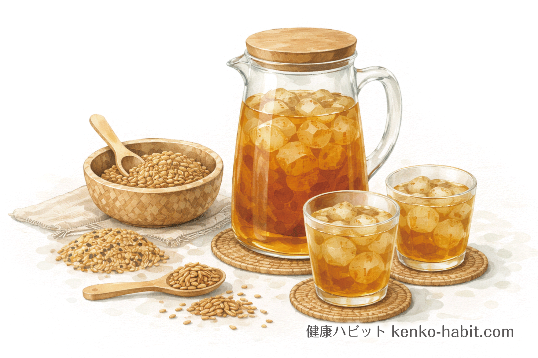 麦茶　むぎちゃ